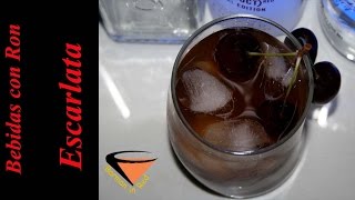 como hacer el coctel CAPTAIN MORGAN ESCARLATA [upl. by Emarie]