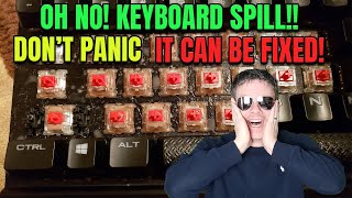 Corsair K70  Keyboard Spill Fix  Dont Panic  Tips amp Tricks [upl. by Zohara]