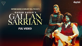 Gallan Sariyan  Gagan Sarao Ft Jasmeen Akhtar  Latest Punjabi Song 2024 [upl. by Nallid414]