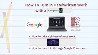 CSDNB  How to Turn in Handwritten Work From a Smartphone [upl. by Ainocal]