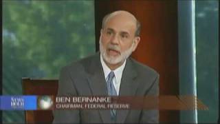 NEWSHOUR  Bernanke On The Record Part 2  PBS [upl. by Prussian]