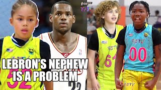 LEBRONS NEPHEW PLAYS LIKE HIM These Hoopers WENT OFF at T3TV [upl. by Rinaldo]