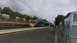 Pendolino train passing Carluke at 1435 on 13th Sept 2024 in VR180 [upl. by Basia]