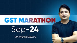 Gst Marathon Sep 24 ca Registration Invoice Time of supply Transaction value [upl. by Senoj]