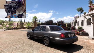 Modified Ford Crown Victoria  Forza Horizon 5  Logitech g920 gameplay [upl. by Rossen]