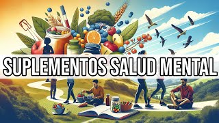 SUPLEMENTOS nutricionales para Prevención y Tratamiento de la SALUD MENTAL 🧠 Dr Jorge E Ángel [upl. by Adnuhser]