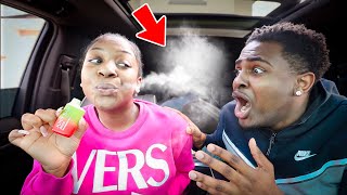 VAPE PRANK ON ANGRY FIANCÉ BAD IDEA [upl. by Sanbo]