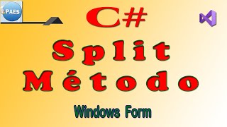 c método SPLIT quebrando strings em arrays C Sharp Windows Form [upl. by Ainekahs]