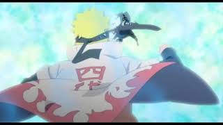 Naruto Uses Flying Thunder God Technique Naruto Saves Sakura Naruto Vs Menma English Sub HD [upl. by Cerellia]