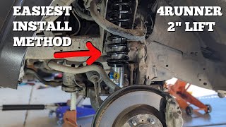 4Runner Front Shock Lift  Bilstein 6112 [upl. by Raynold]