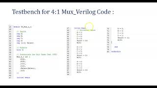 Part 2 Writing a Testbench for a 41 Multiplexer and Observing Simulation Waveforms [upl. by Austen]