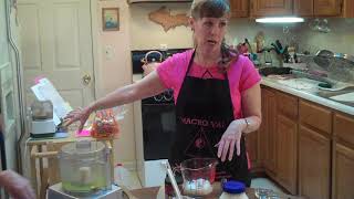 Chef Val teaches how to make Vegan Ranch Dressing and Croutons [upl. by Aneert]