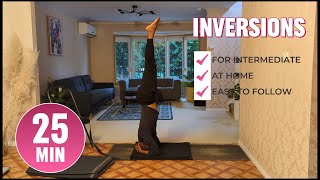 25 MIN  Inversions  Yoga For Intermediate [upl. by Maurine]