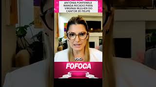 Antônia Fontenelle falou verdades para Virginia Fonseca que poucos tem coragem de dizer [upl. by Akcire]