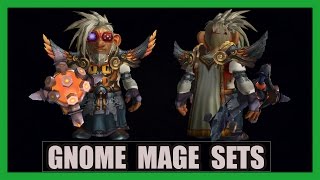 Gnome Mage Transmog  5 Creative WoW Sets Wod 703 [upl. by Aynad]