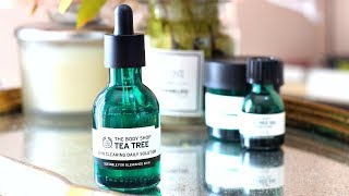 The Body Shop Tea Tree AntiImperfection Daily Solution Review [upl. by Eri]