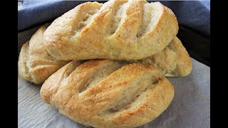 MAI FATTO PRIMA PANE ALLACQUA ricetta di pane cotto nellacqua [upl. by Aralc]