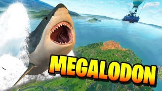 New Fortnite GIANT MEGALODON SHARK easter egg MEGA CHOMP CONFIRMED [upl. by Esmaria]