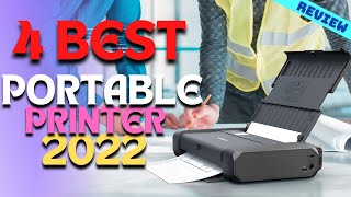 Best Portable Doc Printer of 2022  The 4 Best Portable Printers Review [upl. by Yelram]