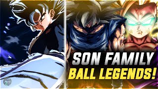 These SON FAMILY ULTRAs Are STILL ABSOLUTELY INSANE Dragon Ball Legends [upl. by Eltrym]