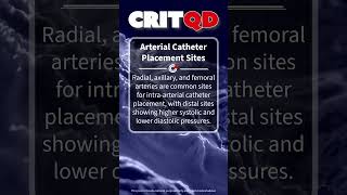 Arterial Catheter Placement Sites [upl. by Eniala]