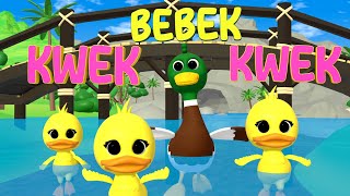 Bebek Kwek Kwek 💖🦆💛 Lagu Anak Indonesia Balita [upl. by Ardnot]