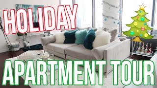 HOLIDAY APARTMENT TOUR Vlogmas Day 6 [upl. by Sigismundo]