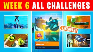 ALL WEEK 6 CHALLENGE GUIDES Legendary Fish Black Panthers Kinetic Shockwave [upl. by Hamlin]