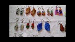 Pendientes y Aretes hechos con CD Manualidades con reciclaje  Tips de felicidad [upl. by Waxler]