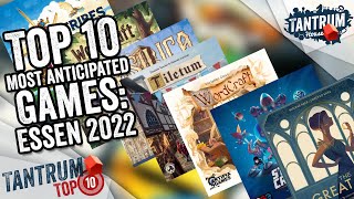 Top 10 Most Anticipated Board Games Essen 2022 [upl. by Ytsirt]