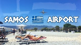 HD ✈ Impressive Samos Airport Action [upl. by Ybrek2]