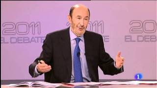 Rajoy vs Rubalcaba los peores momentos Debate 2011 [upl. by Bowden]