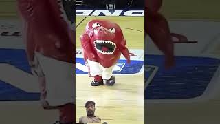 nba basketball sports mascot funny sethcurry disney tomcatfunnies basketballs bachatadance [upl. by Jolyn]