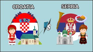 Croatia vs Serbia Comparison 2023 [upl. by Temirf]