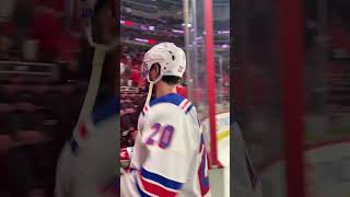 Chris Kreider gave his stick to a young Canes fan that was waiting by the tunnel… CLASS ACT ❤️ [upl. by Daisi40]