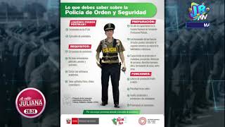 Los requerimientos para ser parte de la Policía de Orden y Seguridad [upl. by Repard660]