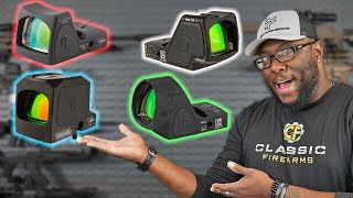 Which Trijicon Red Dot Is Better RMR vs SRO vs RMR HD vs RCR [upl. by Anwahsak]