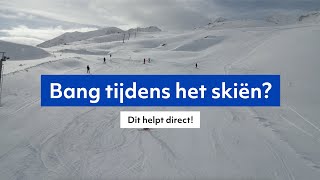 Skitechniek bang tijdens het skiën Dit helpt direct wintersport tips skiles [upl. by Kral]