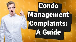 Where can I complain about condo management Philippines [upl. by Seadon]