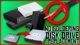 Xbox One XS amp Series X Disc Drive Replacement  No Soldering [upl. by Maddis]