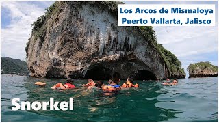 Snorkel en Los Arcos de Mismaloya Puerto Vallarta Jalisco 2022 [upl. by Ydnarb]