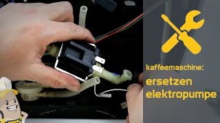 Ersetzen der Elektropumpe Ihrer Kaffeemaschine  Das Ersatzteilecenterde Verfahren [upl. by Ahseei655]