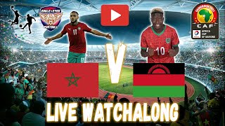 MOROCCO V MALAWI LIVE WATCHALONG  AFCON 2021  ROUND OF 16 [upl. by Wanda]