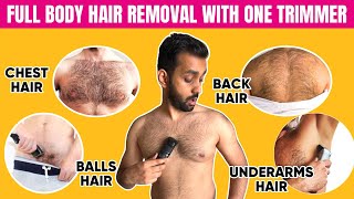 ULTIMATE GROOMING SOLUTION  Full Body Hair Removal with One Trimmer  ANKIT TV [upl. by Enileme]