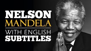 ENGLISH SPEECH  NELSON MANDELA Freedom and Justice English Subtitles [upl. by Katharine152]