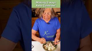 Making Keto Coleslaw in 2 Ways [upl. by Inava]