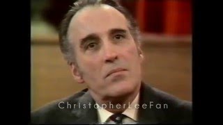 Christopher Lee interview  Royal film premier  Three Musketeers  1974 [upl. by Paapanen992]