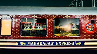 Maharaja’s Express  “Luxury on Wheels” Grand departure from Jaipur junction [upl. by Bord]