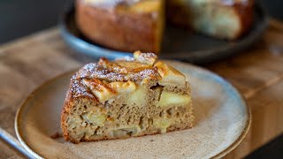 Gâteau moelleux aux pommes de grandmère avec moitié moins de beurre et peu sucré [upl. by Assir]