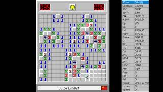 Minesweeper Intermediate World Record In 696 by JZE ZeEn Ju First sub 7 Ever [upl. by Travus]